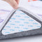 Rug Gripper Tape for Hardwood Floors and Tiles?8 PCS Non- Slip Rug Pads Double Sided Carpet Tape Rug Corner Grippers for Area Rugs Washable Reusab...