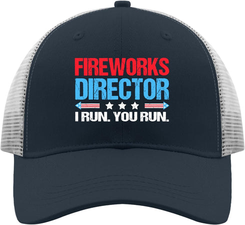 Fireworks Director I Run You Run hat womans hat Chestnut red mens hats and caps Gifts for Her Running Caps...