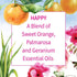 Garden of Life Essential Oils, 100% Organic & Pure Geranium Essential Oil Plus Sweet Orange & Palmarosa - Happy Blend for Diffusers, Home, Skin & ...