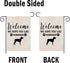 Dobermans Garden Flag Welcome We Hope You Like Dobermans Garden Flag Doberman Dog Welcome Flag Garden Decor (Hope You Like Dobermans F)...