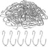 60 PCS S Hooks for Hanging 1 Inch Metal Hanging Hooks Mini S Hooks S Shaped Iron Wire Hook Hanger for Hanging Jewelry Small Kitchenware Potted Pla...
