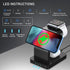 3 in 1 Magnetic Wireless Charger, 15 Watt Fast Charging, Wirelessly Charges Multiple Devices, MagSafe Compatible, for iPhone 14/Pro/Max/Plus/13/12...