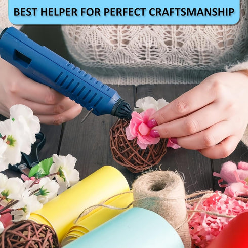 Phinus 48 Pack Mini Hot Glue Sticks, 8" Long x 0.27" Diameter Clear Glue Sticks for Glue Gun, EVA Clear Glue Gun Sticks, Hot Glue Gun Sticks for D...