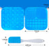 2 PCS Lick Mat for Dogs, Slow Feeder Licking Mat, Anxiety Relief Lick Pad with Suction Cups for Peanut Butter Food Treats Yogurt, Pets Bathing Gro...