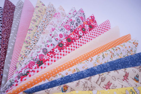 Phantomon 50pcs Cotton Fabric Craft Precut Square Patchwork Sheets for Quilting, Sewing, Scrapbooking, Simplicity Patterns (10Inch x 10Inch)...
