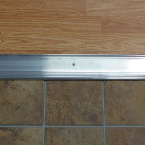 M-D Building Products 79996 3-1/2 in. x 5/8 in. x 36 in. Silver Aluminum Commercial Dome Top Low-Profile Threshold...