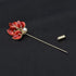 Elegent Calla Lily Flower Cluster Lapel Pins Brooch Crystal Enamel Floral Boutonniere Bouquets Corsage Stick Pin Suit Cardigan Scarf Tie Pins Wedd...