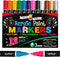 CHALKY CROWN - 3mm Acrylic Paint Markers, Acrylic Paint Pens for Rock Painting, Stone, Ceramic, Glass, Wood - Paint Pens and Acrylic Markers, Acry...