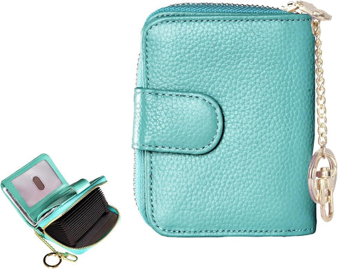 Beurlike Women's RFID Credit Card Holder Organizer Case Leather Security Wallet...