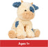 GUND Cozys Collection Cow, Stuffed Animal for Ages 1 and Up, Spring Decor Plush Toy, Cream/Blue, 10”...