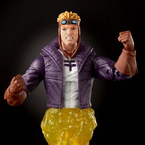 Marvel Classic Hasbro Legends Series 6" Collectible Action Figure Cannonball Toy (X-Men/X-Force Collection) – with Wendigo Build-A-Figure Part, Br...