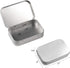 6 Pack Hinged Tin Box Containers - 3.7 x 2.4 x 0.8 inch Metal Tins Storage Boxes with Lids, Rectangular Empty Small Home Craft Organizer for Gift,...