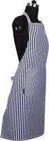 AMOUR INFINI Cotton Aprons for Women with Pockets Adjustable Strap and Waist Ties Washable Printed Aprons for Baking, Cooking, Gardening (27.5 x 3...