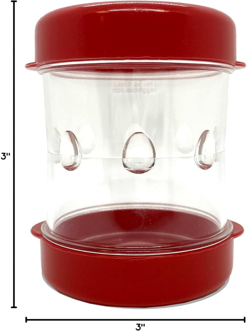 The Negg Boiled Egg Peeler - Red...