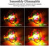 Dimmable Stained Glass LED Light Bulb,Diamond Shape LED Bulb, E26 Base 6 Watts G95 Shape LED Light Bulbs, for Home Party,Recreation Room,Balcony,G...