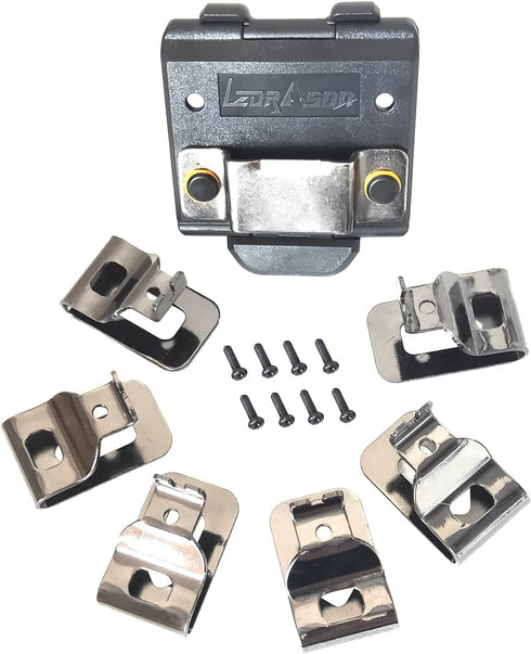 Tape Measure Holder, Drill Holster, Tactical Cordless Tool Belt Clip Holder, Holster with Belt Clip Hook,Small Electrician Tool Pouch with Clip Ho...