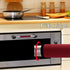 Miaowater Refrigerator Door Handle Covers Kitchen Appliance Decor Handles Anti-Skid Anti-Static Protector Fridge, Dishwasher Oven Keep Off Fingerprints,Food Stains 2PCS (Red)