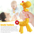 SHARE&CARE BPA Free Silicone Giraffe Baby Teether Toy with Storage Case, for 3 Months Above Infant Sore Gums Pain Relief and Baby Shower, Baby Tee...