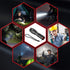 PeakPlus Rechargeable Tactical Flashlight LFX1000 (Rechargeable Battery and Charger Included) - High Lumens LED, Super Bright, Zoomable, 5 Modes, ...