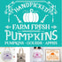Alinacutle Farm Fresh Pumpkins Reusable Silk Screen Stencils, Self-Adhesive Silkscreen Printing Stencil for Home Decor,Paint on Wood/Fabric/Wall/C...
