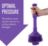 JS Jackson Supplies Professional Bellows Accordion Toilet Plunger, Thrust Plunge Removes Heavy Duty Clogs from Clogged Bathroom Toilets, Power Plu...