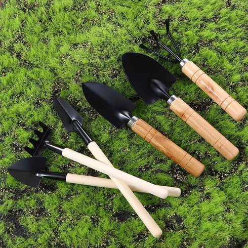7 Pcs Succulent Gardending Hand Tools,Miniature Fairy Garden Small Plants Care Tool Sets,Mini Garden Tool Set-Small Shovel Rake Spade Soil Scoops...
