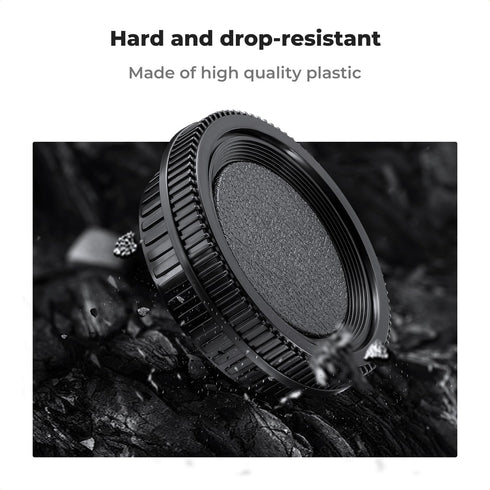 K&F Concept MD Mount Rear Lens Cap & Body Cap Cover & Hot Shoe Cover Kit for for Minolta MD Mount Camera Lense SR-2 SR-7 SR-T 101 XK XM X-1 XE-5 X...