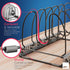 Compact Pan & Pot Lid Organizer Rack with 6 Adjustable Dividers | Steel Single Rack for Kitchen Cabinet, Drawer & Pantry – Deep U-Shaped Dividers,...