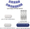Blue Birthday Party Decorations, Happy Birthday Decorations for Men with Banner Blue Silver Confetti Latex Balloons and Foil Fringe Curtains for M...