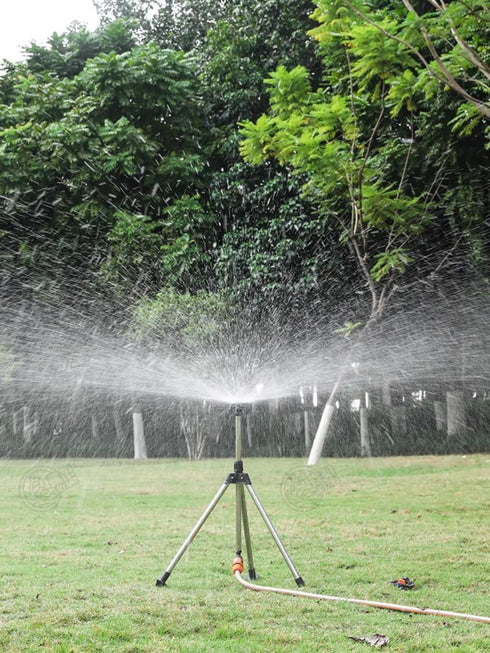 1/2Inch Automatic Rotating Sprinkler Heads Micro Sprinkler 360 Degree Rotation for Garden Irrigation (Orange 10pcs)...