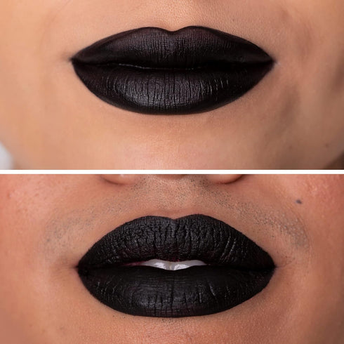 NYX PROFESSIONAL MAKEUP Lip Lingerie XXL Matte Liquid Lipstick - Naughty Noir (Black)...