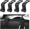 4 PCS Car Seat Headrest Hooks, Auto Seat Hook Hangers Storage Organizer, Back Seat Hanger for Car Handbag Clothes Coats Grocery Bags, Universal In...