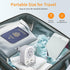 (two in a box) Europe Travel Plug Adapter, WAUDM, USA to Europe Plug Adapter, 4 USB PortsEU Adapter Converter for Italy, Spain, France,Portugal, I...