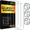 SIBEITU 3 Pack Screen Protector for iPhone 13 with 3 Pack Camera Lens Tempered Glass Protector, 6.1 Inch HD Clear Tempered Glass Film 9H Hardness ...