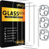 SIBEITU 3 Pack Screen Protector for iPhone 13 with 3 Pack Camera Lens Tempered Glass Protector, 6.1 Inch HD Clear Tempered Glass Film 9H Hardness ...