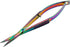 OdontoMed2011 4.5" Straight Stainless Steel Squeeze Scissors Multi Titanium Rainbow Color...