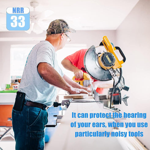 Ear Plugs for Sleeping Noise Cancelling - 33 dB Highest NRR Soft Foam Earplugs - Ear Protection Earbuds for Sleep, Concerts, Musician, Shooting, T...