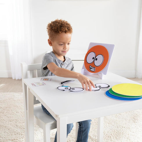 TOMY A Little Spot Mix and Match Kids' Craft Kit - Social Emotional Learning Activities - Sensory Play with Soft Felt Emotion Spots, Double-Sided ...