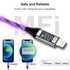 Light up iPhone Charger Cord, LED Lightning Cables 1 Pack | Apple MFi Certified | USB Fast Charging Cord for Apple iPhone 13 12 11 Pro Max XR XS X...