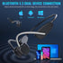 Bone Conduction Headphones Bluetooth 5.3 Open Ear Headphones IPX6 Waterproof 8 Hours Playtime Wireless Earphones Bluetooth Headset with Mic for Ru...