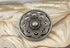 Bezelry 12 Pieces Octastar Flower Metal Shank Buttons. 23mm (7/8 inch) (Gray Silver)...