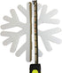 VictoryStore Outdoor Decorations: 10 Plastic Hanging Snowflakes Decorations Set of 10, 13656, (Four 10-Inch Snowflakes and Six 8-Inch Snowflakes)...