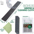 Ledgebay Rug Pad Grippers for Area Rugs Pack of 25 Reusable, No Skid, Washable, Anti-Slip Pads, Rug Gripper for Hardwood Floors and Tile with Doub...