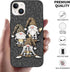 2Pcs Leopard Print Red Bufflo Plaid Gnome Compatible with iPhone 14 Case, Valentines Phone Case, Soft TPU Shockproof Thin Slim Phone Cover for Gir...