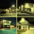 AUXTINGS 10W LED Flood Lights Outdoor Security Lights 1000LM Outside Lamp 4000K Warm White Spot Light Exterior Lighting for Yard Backyard House Co...