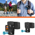 MiPremium Backpack Strap Clip Mount for GoPro Hero 12 11 10 9 8 7 6 5 4 3+ 2 Session Black Silver XIAOYI 4K SJCAM Yi Sports Action Camera Perfect ...