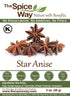 The Spice Way Star Anise - whole (3 oz) great for baking and tea...