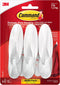 Command Medium Designer Hooks, Holdes up to 3 lb, 6 Wall Hooks with 12 Command Strips, White, Damage Free Hanging Hooks for Hanging Decorations in...