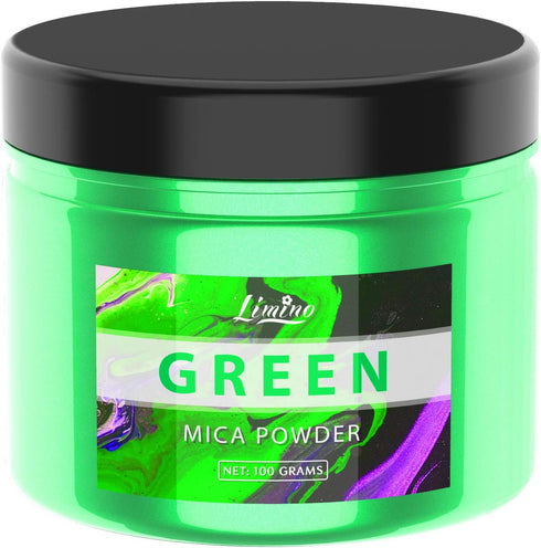Mica Powder Pure - 3.5oz Pearl Epoxy Resin Color Pigment - Cosmetic Grade Slime Coloring Pigment - Natural Soap Dye for Soap Making Supplies Kit, ...