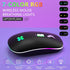 besky Wireless Mouse Rechargeable, Backlit LED Portable Silent Computer Mouse for Laptop, PC, MacBook, Chromebook, Notebook, 2.4G USB Cordless Mou...